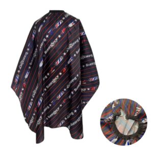 Capa barberia cuello eslastico con ganchos N1