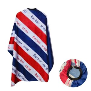 Capa barberia cuello eslastico con ganchos N3